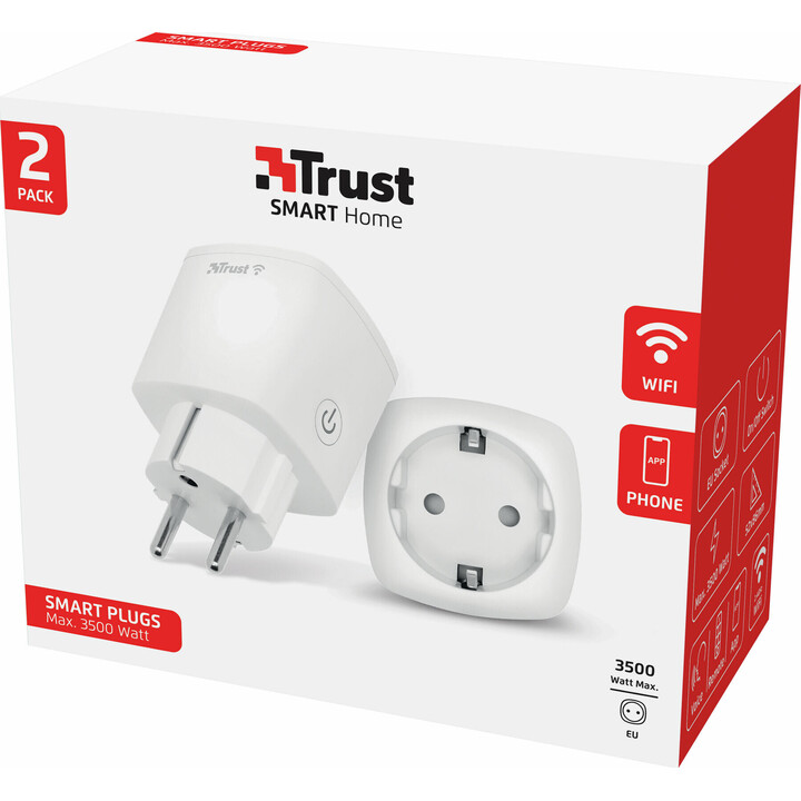 SMART HOME SOCKET WIFI/DUO-PACK 71301 TRUST