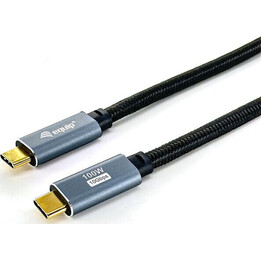 Cavo USB 3.2 Gen 2 da C a C, maschio/maschio, 3,0 m, PD100W, 4K/60Hz, 10Gbps, nero