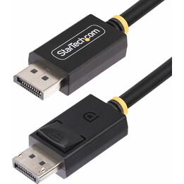 StarTech.com DP21-3M-DP40-CABLE cabo DisplayPort Preto
