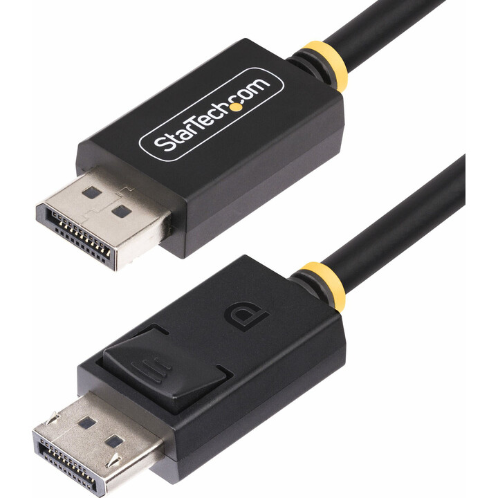 StarTech.com DP21-3M-DP40-CABLE cabo DisplayPort Preto