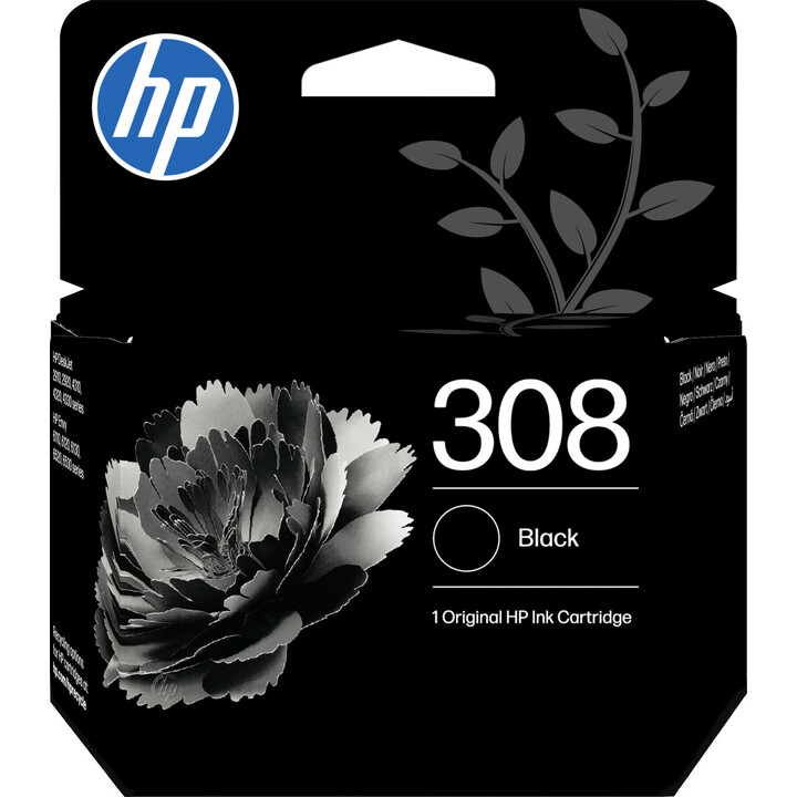 HP 308 Schwarze Tinte