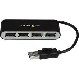 Startech hub 4 ports mini usb noir