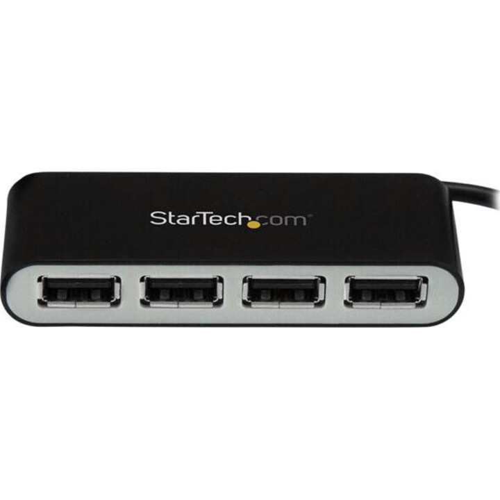 Startech Hub 4 Ports Mini-USB schwarz