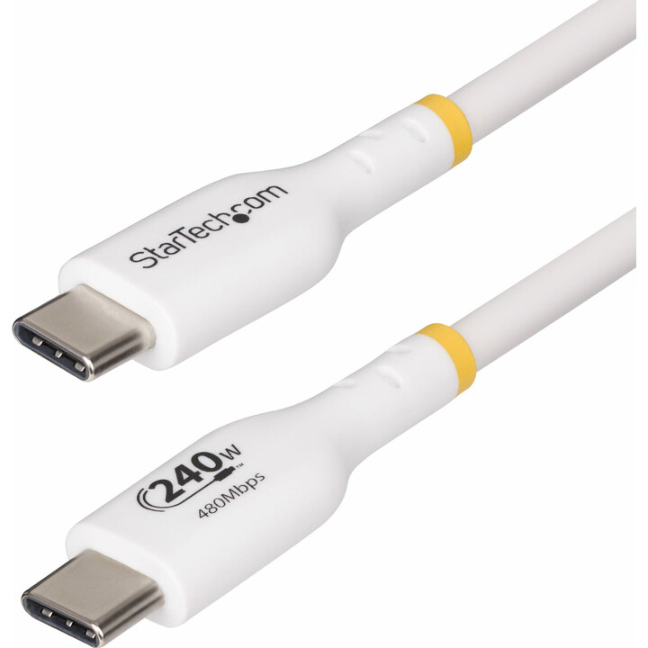 StarTech.com USB2EPR4MW câble de charge USB-C USB 2.0 4 m blanc