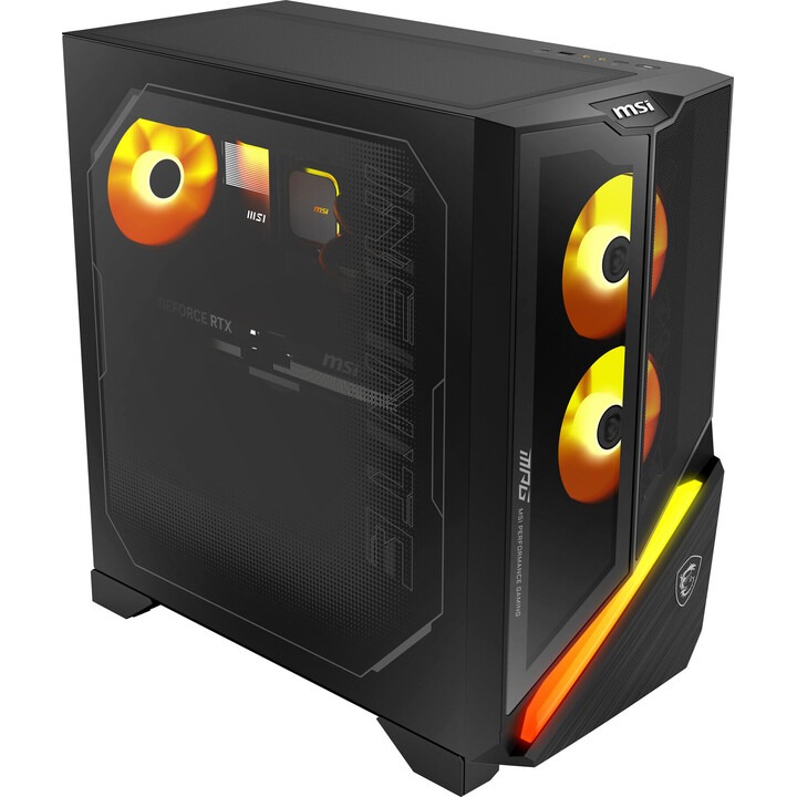 PC | MSI | Ordinateur de bureau | AMD Ryzen 7 | 7800X3D | 32 Go | DDR5-SDRAM | Stockage SSD | SSD 1 To | NVIDIA GeForce RTX 5070