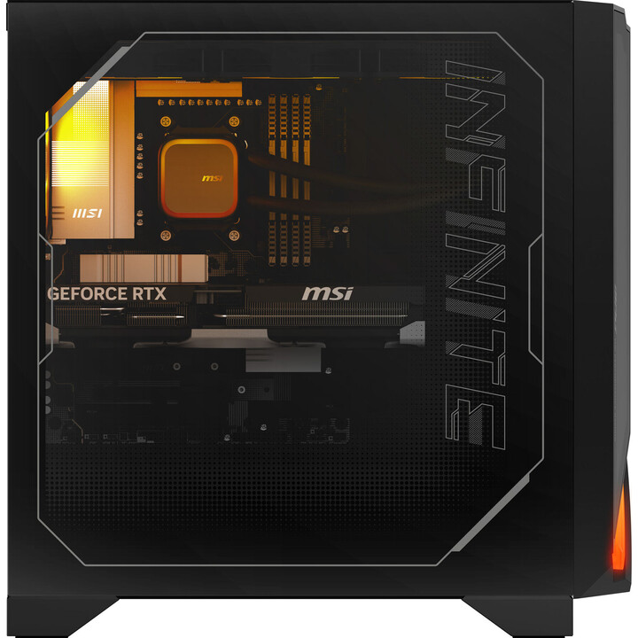 PC | MSI | Ordinateur de bureau | AMD Ryzen 7 | 7800X3D | 32 Go | DDR5-SDRAM | Stockage SSD | SSD 1 To | NVIDIA GeForce RTX 5070