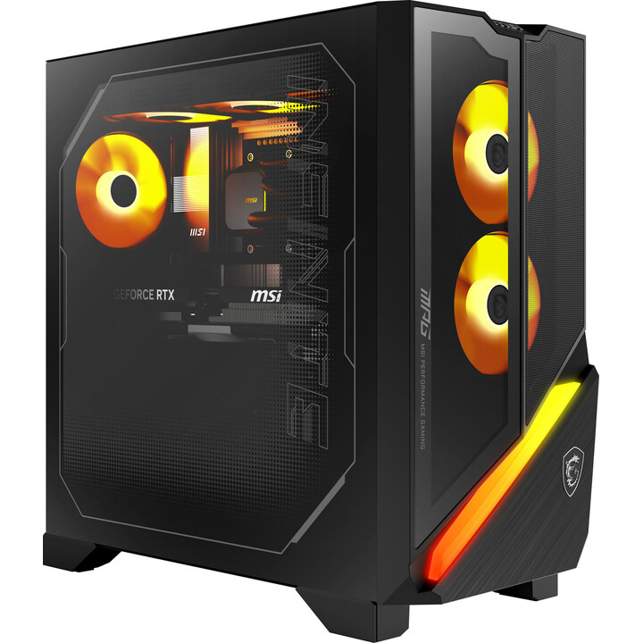 PC | MSI | Ordinateur de bureau | AMD Ryzen 7 | 7800X3D | 32 Go | DDR5-SDRAM | Stockage SSD | SSD 1 To | NVIDIA GeForce RTX 5070