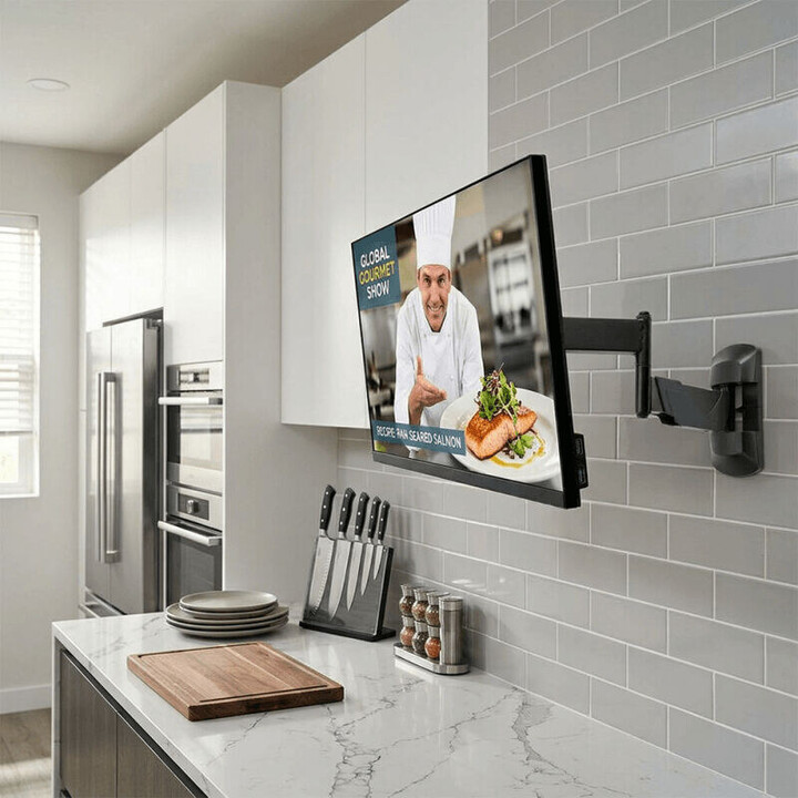 40714-Soporte de pared ajustable para una sola pantalla
