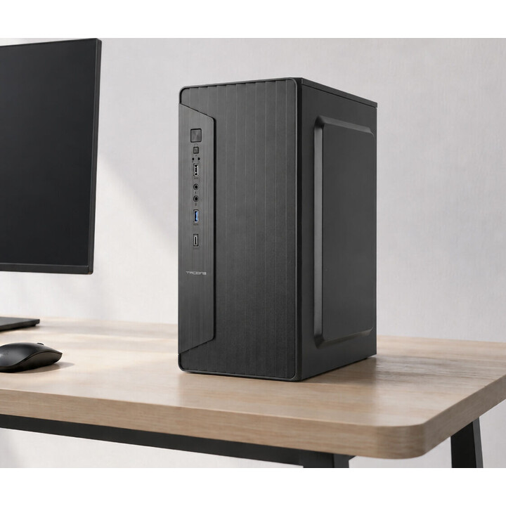 Tacens Anima AC8500 MicroATX Case with 500W Front Cleanline Source and Heatsink Max 140mm GPU Max 250M