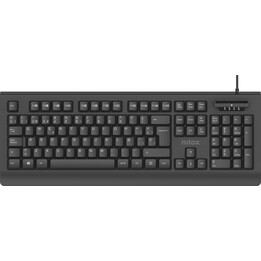 Nilox NXKDNIE001 USB keyboard with smart card reader black