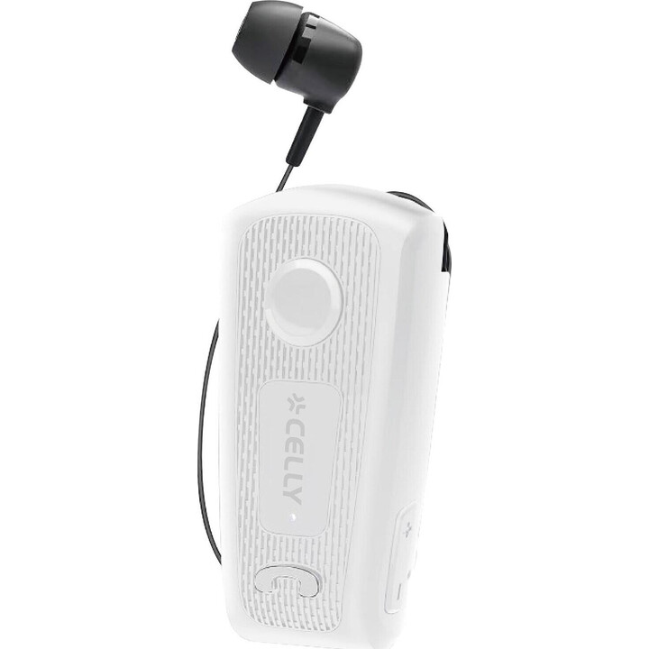 BHCLIPWH-Retractable Wireless Mono Headset