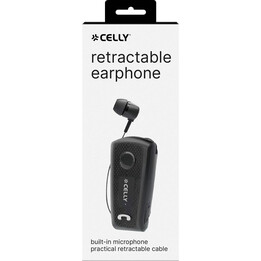 Fone de ouvido mono sem fio retrátil BHCLIPBK