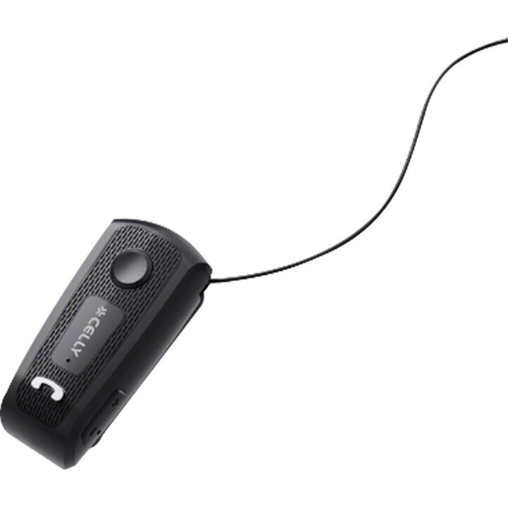 BHCLIPBK-Retractable Wireless Mono Headset