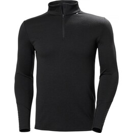Helly Hansen LIFA Merino Midweight Thermal Half-Zip Hoodie - Black Size: M