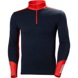 Helly Hansen LIFA Merino midweight half-zip sweatshirt - navy blue, size: L
