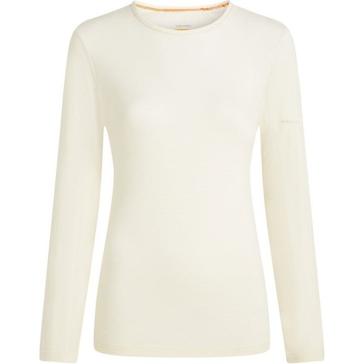 Sweat-shirt thermique à manches longues Icebreaker 200 Oasis Crewe pour femme - Non teint Taille : XS