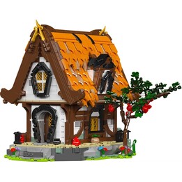 MOULD KING 16054 cabane médiévale en bois jeu de construction 2192 pièces