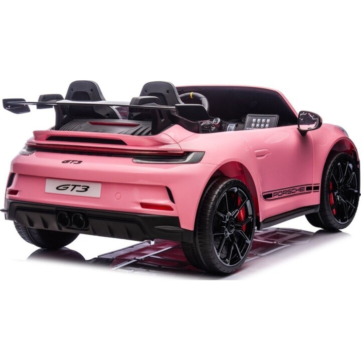 DK-P911 Porsche GT3 rosa, coche eléctrico para niños.