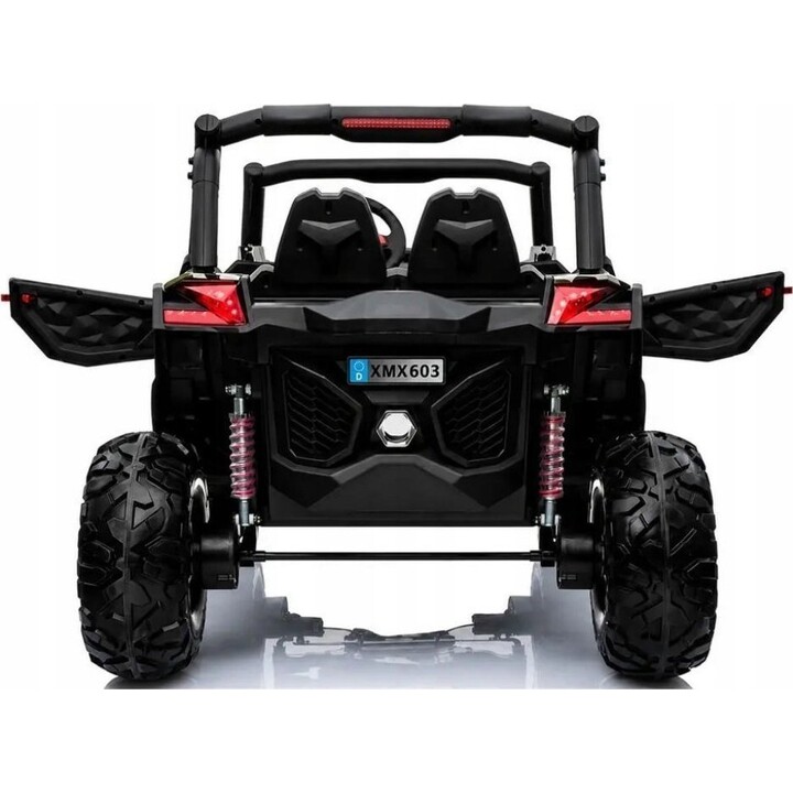 XMX603 4x4-Elektroauto mit MP4-Bedienfeld, Farbe: Weiß.