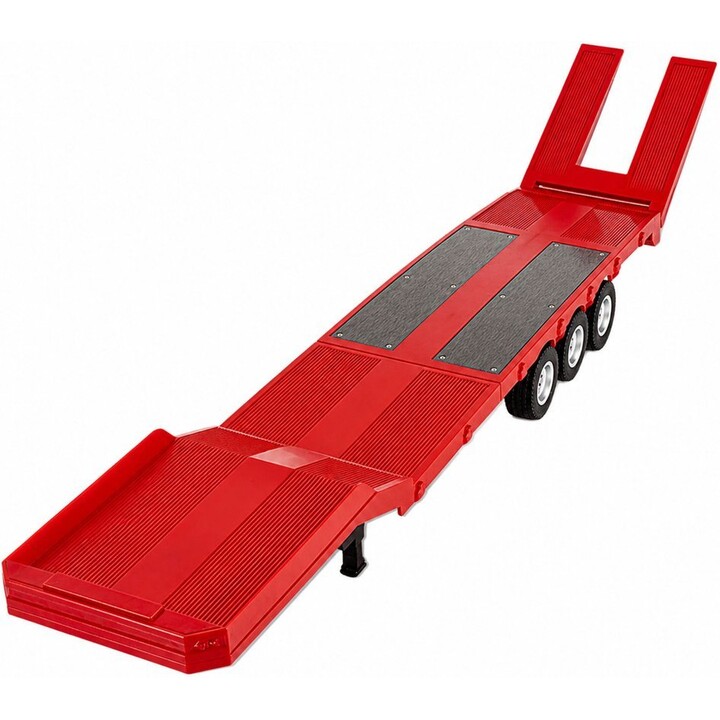 Niederflur-Anhänger für Scania 770S, Huina Red, Maßstab 1:18