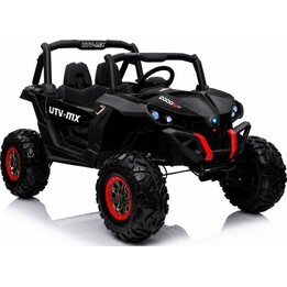 Jeep XMX603 4x4 preto, a pilhas.