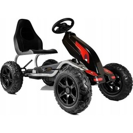 B012 pedal go-kart with black pneumatic tires