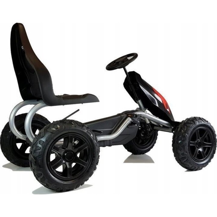 Kart a pedales B012 con neumáticos negros