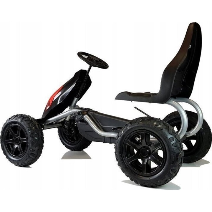 Go-kart a pedali B012 con pneumatici neri