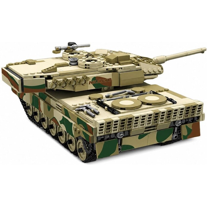 Char de combat « Leopard », jeu de construction télécommandé, 1 100 pièces.