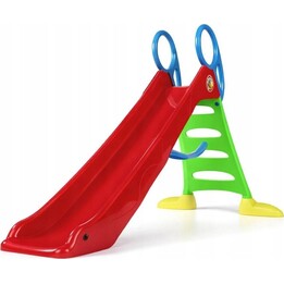 Escorrega infantil grande com escada, vermelho, 200 cm, 2285