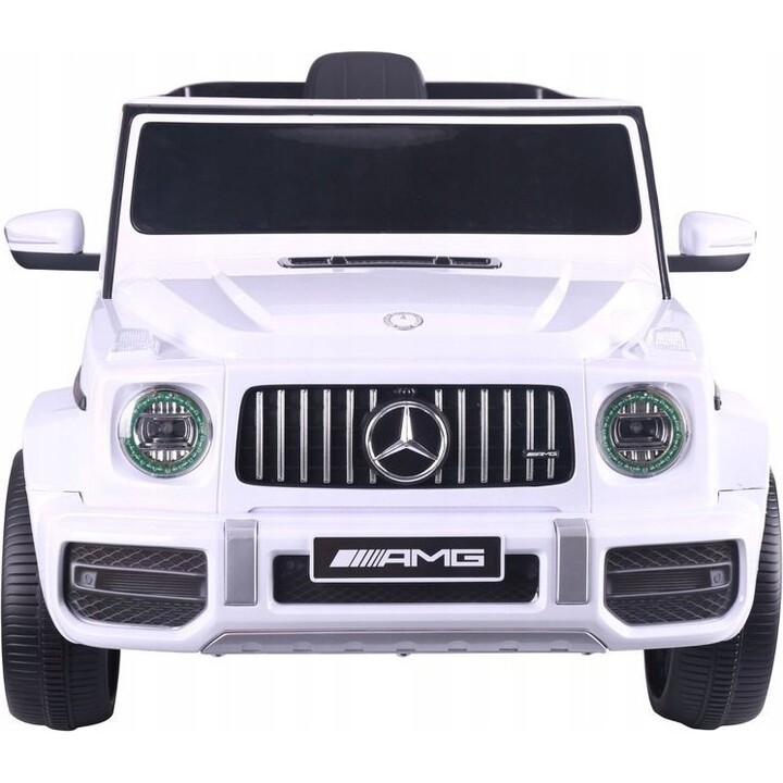 Mercedes G63 S306-1 – weißes Elektroauto