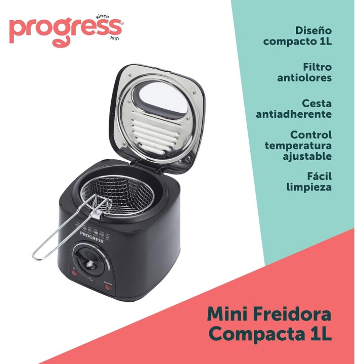 Friteuse compacte Progress EK2969PBLKVDE