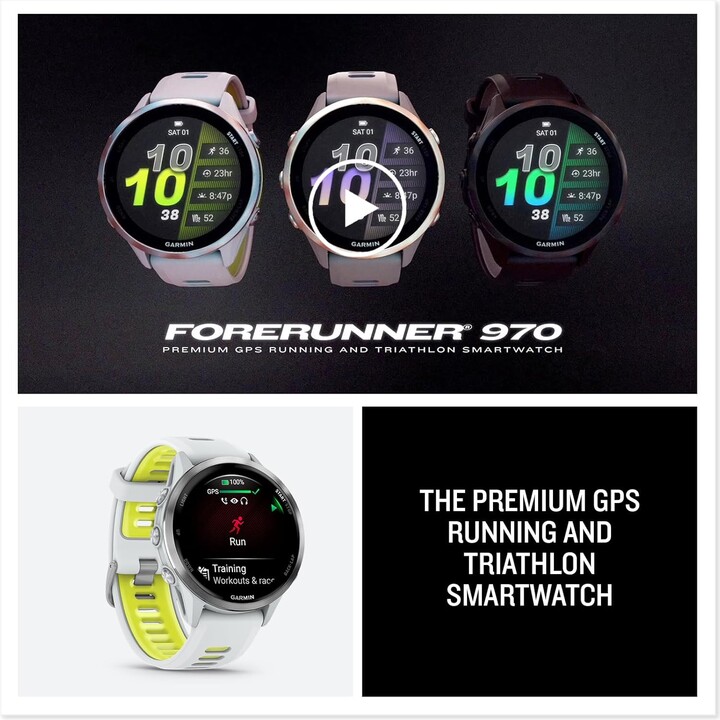 Garmin Forerunner 970 GPS Weiß