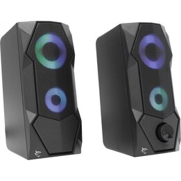 White Shark FLOW GSP-634 2.0-Lautsprecher Schwarz RGB