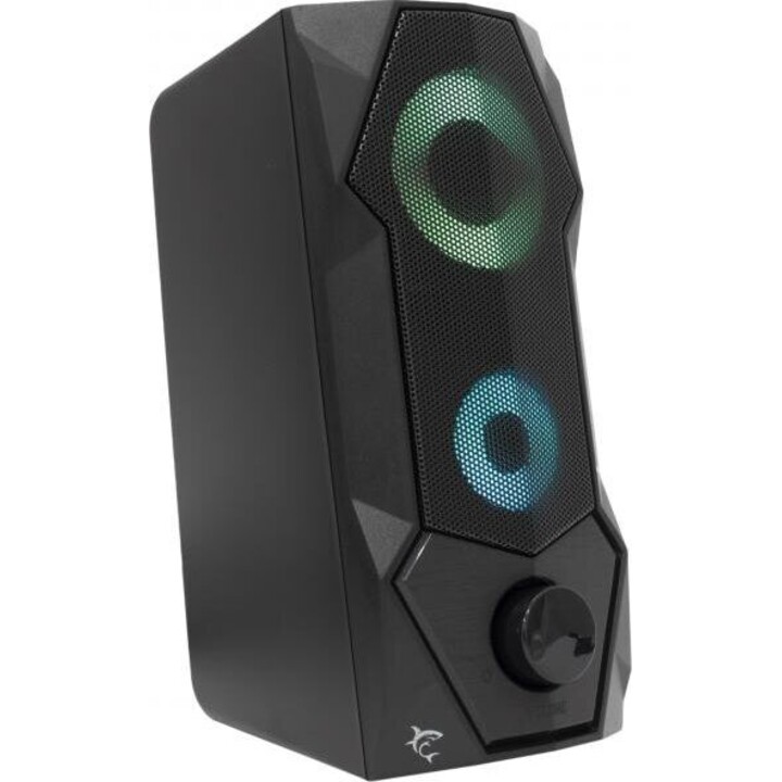 White Shark FLOW GSP-634 colunas 2.0 pretas RGB