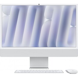 iMac 24 inch: M4 10/10, 16GB, 256GB SSD - Silver Nano