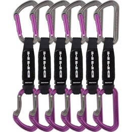 DMM Shadow Quickdraw, lot de 6, 18 cm, titane/violet