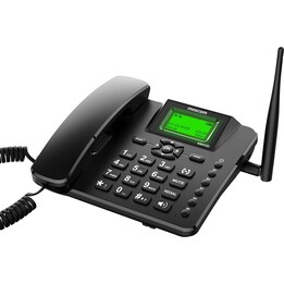 Maxcom MM 43D Tischtelefon mit SIM-Karte Schwarz