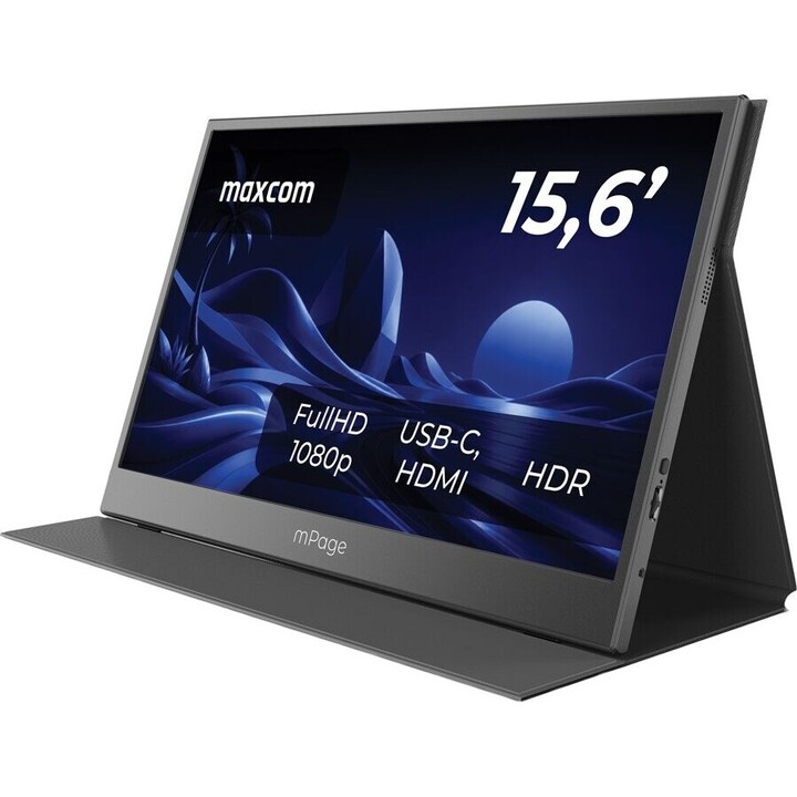 MAXCOM Mpage 15 portable monitor black