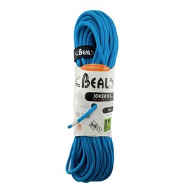 Cuerda dinámica Beal Joker de 9,1 mm y 60 m, Unicore Golden Dry Blue