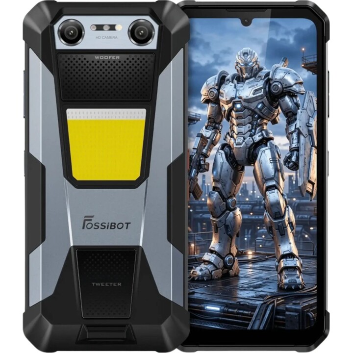 Fossibot F106 Plus, 6GB 128GB, 6.745 FHD+ LCD IPS, 12000mAh, Preto