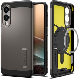 Spigen Tough Armor MagFit TPU-Rückseite Grau Samsung Galaxy S25 Edge