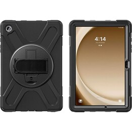 4smarts Rugged Case Grip für Samsung Galaxy Tab S10 Lite / S10 FE/ S9 FE / S9 / S8 / S7 schwarz