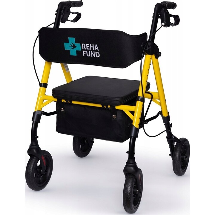 Four-Wheel Walker Marseille, Yellow Rf-617/Ż Rehafund