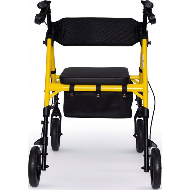 Andador de quatro rodas Marseille, amarelo Rf-617/Ż Rehafund