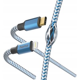 Hama Câble USB USB-C vers Lightning 1,5 M Bleu