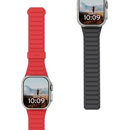 UAG Pathfinder - Pulseira de silicone magnética dupla face para Apple Watch Series 4-6 e SE 1-3, 44 mm / Series 7-9, 45 mm / SE
