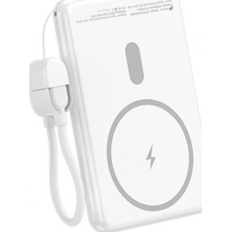 Leotec LEPOWW20W5W/20W/Kabellos/Weiß 5000mAh Powerbank / Inklusive USB-Typ-C-Kabel