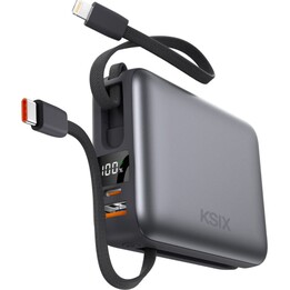 KSIX Powerbank BPB20PD22INTG - 20000mAh · 22,5W · USB Tipo C · Cinza