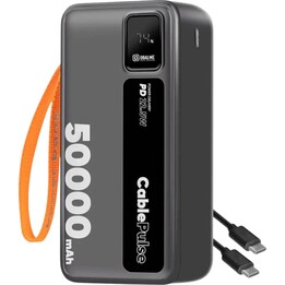 OBAL:ME CablePulse Powerbank 50000mAh 22,5W Preto - Power Bank